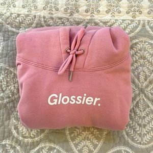 Pink glossier hoodie